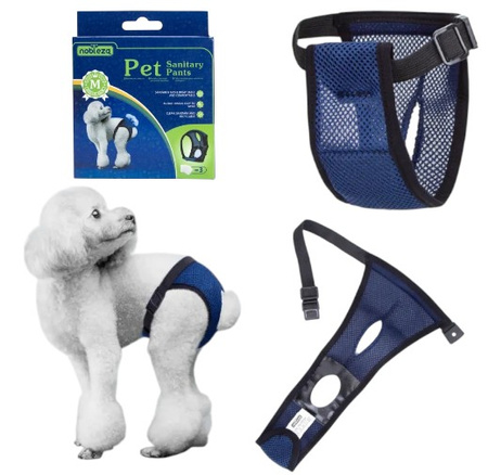 Majtki ochronne na cieczkę dla psa M