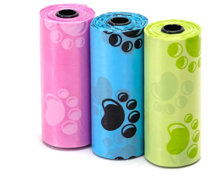 Worki na psie odchody 3 rolki