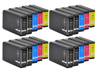 Zestaw 20x tusz do Epson T7891-94 XL CMYK zamienniki