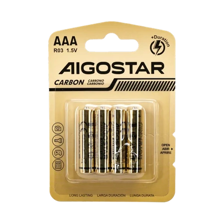 Baterie R03 AAA 1,5V zestaw 4 szt