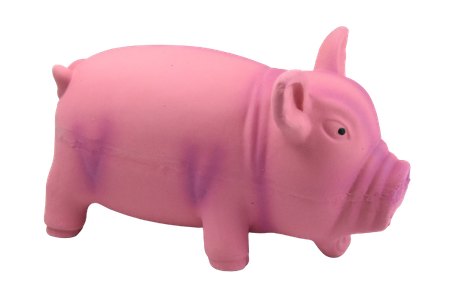 Gumowa zabawka świnka 15x8x8cm 