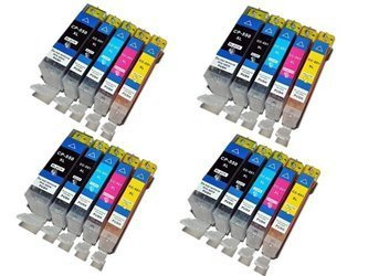 Zestaw 20x tusz do Canon PGI 550 XL CLI 551 XL CMYK zamienniki