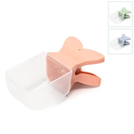 Łyżka do karmy z klipsem do zamykania torebek