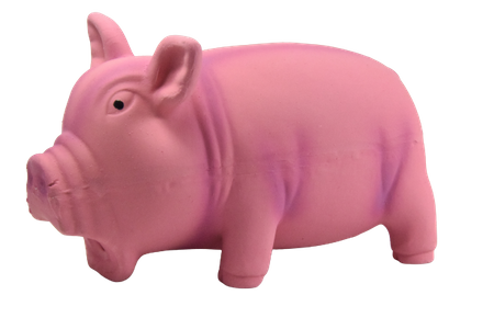 Gumowa zabawka świnka 15x8x8cm 