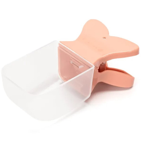 Łyżka do karmy z klipsem do zamykania torebek