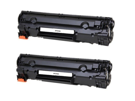 Zestaw 2x Toner do HP CF244A czarny / black 100% nowy zamiennik