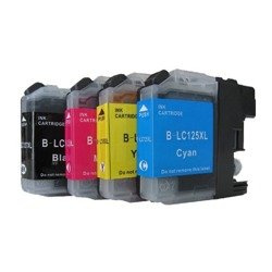 Zestaw 4x tusz do BROTHER LC127-LC125 CMYK zamienniki