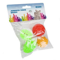 Zabawka dla kota piłeczki 4szt.