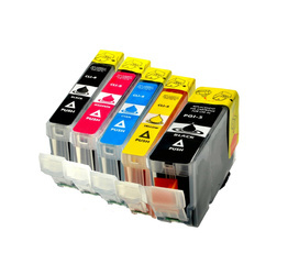 Zestaw 5x tusz do CANON PGI5 CLI8 CMYK zamienniki