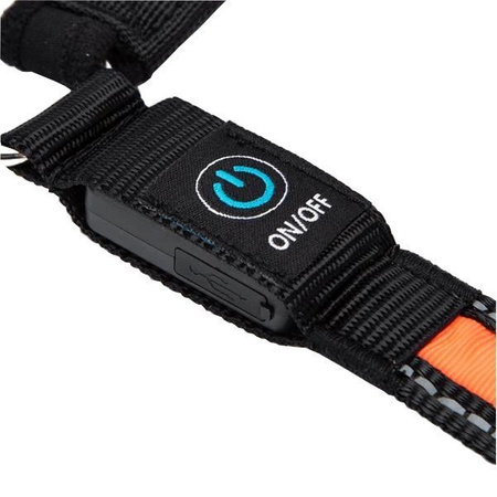 Świecąca smycz LED dla psa 120 cm zielona