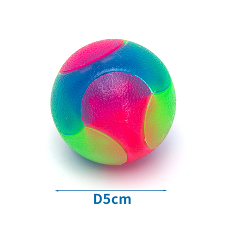 Kolorowa piłka da psa LED 5cm 